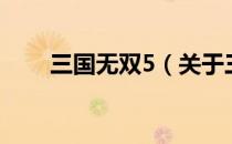 三国无双5（关于三国无双5的介绍）