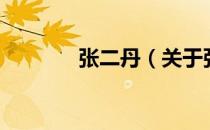 张二丹（关于张二丹的介绍）