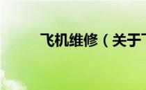 飞机维修（关于飞机维修的介绍）