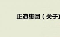 正道集团（关于正道集团的介绍）