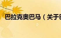 巴拉克奥巴马（关于巴拉克奥巴马的介绍）