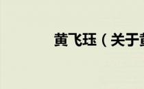 黄飞珏（关于黄飞珏的介绍）