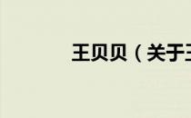 王贝贝（关于王贝贝的介绍）