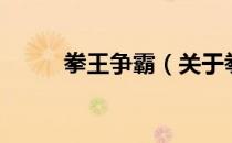 拳王争霸（关于拳王争霸的介绍）