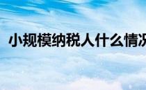 小规模纳税人什么情况下转一般纳税人资格