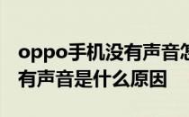 oppo手机没有声音怎么回事儿 oppo手机没有声音是什么原因