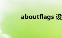 aboutflags 设置 aboutflags