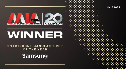 三星和 Galaxy S22 Ultra 赢得制造商和年度手机大奖