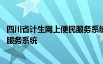 四川省计生网上便民服务系统登录入口 四川省计生网上便民服务系统