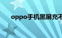 oppo手机黑屏充不进去电是怎么回事