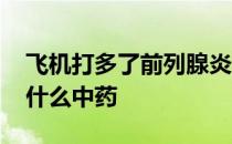 飞机打多了前列腺炎吃什么中药 前列腺炎吃什么中药