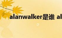 alanwalker是谁 alanwalker是男是女