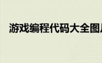 游戏编程代码大全图片 游戏编程代码大全