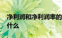 净利润和净利润率的区别 净利润率的意义是什么