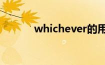 whichever的用法 ever的用法