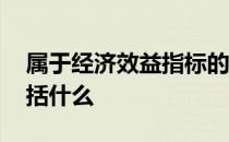 属于经济效益指标的是 社会经济效益指标包括什么