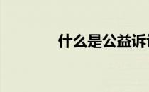 什么是公益诉讼 什么是公益
