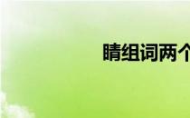 睛组词两个字 睛组词