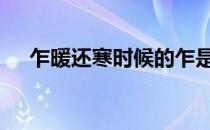 乍暖还寒时候的乍是什么意思 乍暖还寒