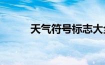 天气符号标志大全 天气符号标志