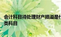 会计科目待处理财产损溢是什么意思 待处理财产损溢是什么类科目