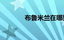 布鲁米兰在哪里 布鲁米兰在
