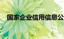 国家企业信用信息公示报告怎么打印不了