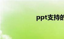 ppt支持的视频格式