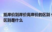 抵岸价到岸价离岸价的区别 什么叫抵岸价抵岸价和到岸价的区别是什么