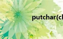 putchar(ch) putchar