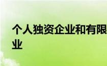 个人独资企业和有限公司哪个好 个人独资企业