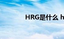 HRG是什么 hrg是什么职位