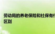 劳动局的养老保险和社保有什么区别 养老保险和社保有什么区别