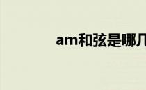 am和弦是哪几个音 am和弦