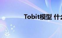 Tobit模型 什么是tobit模型