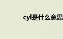 cyl是什么意思 cy是什么意思