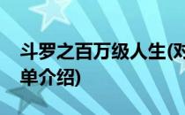 斗罗之百万级人生(对于斗罗之百万级人生简单介绍)