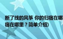 断了线的风筝 你的归宿在哪里？(对于断了线的风筝 你的归宿在哪里？简单介绍)