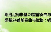 斯洛尼姆斯基24首前奏曲与赋格：钢琴曲集(对于斯洛尼姆斯基24首前奏曲与赋格：钢琴曲集简单介绍)