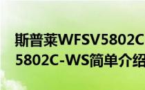 斯普莱WFSV5802C-WS(对于斯普莱WFSV5802C-WS简单介绍)