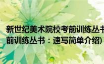 新世纪美术院校考前训练丛书：速写(对于新世纪美术院校考前训练丛书：速写简单介绍)