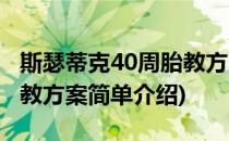 斯瑟蒂克40周胎教方案(对于斯瑟蒂克40周胎教方案简单介绍)