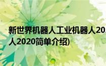 新世界机器人工业机器人2020(对于新世界机器人工业机器人2020简单介绍)