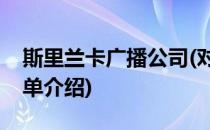 斯里兰卡广播公司(对于斯里兰卡广播公司简单介绍)