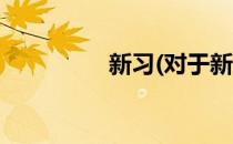 新习(对于新习简单介绍)