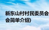 新东山村村民委员会(对于新东山村村民委员会简单介绍)