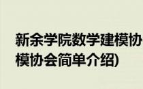 新余学院数学建模协会(对于新余学院数学建模协会简单介绍)