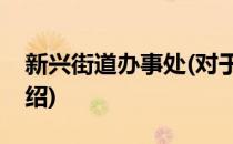 新兴街道办事处(对于新兴街道办事处简单介绍)