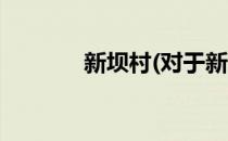 新坝村(对于新坝村简单介绍)