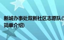 新城办事处双新社区志愿队(对于新城办事处双新社区志愿队简单介绍)